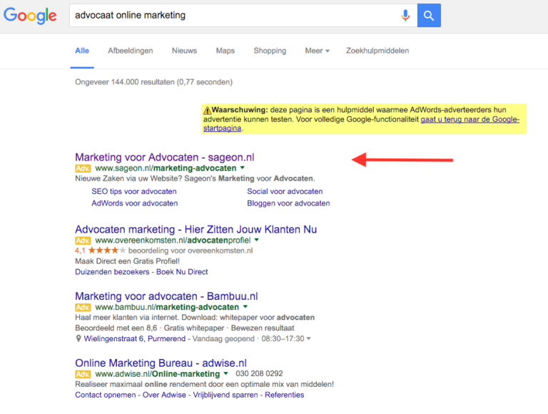 Succesvolle advertenties schrijven als advocaat 8